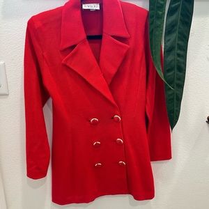 Vintage St. John sweater jacket size P made in USA